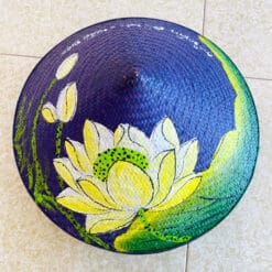 Non co bang tim hoa tiet sen vang 5 huego