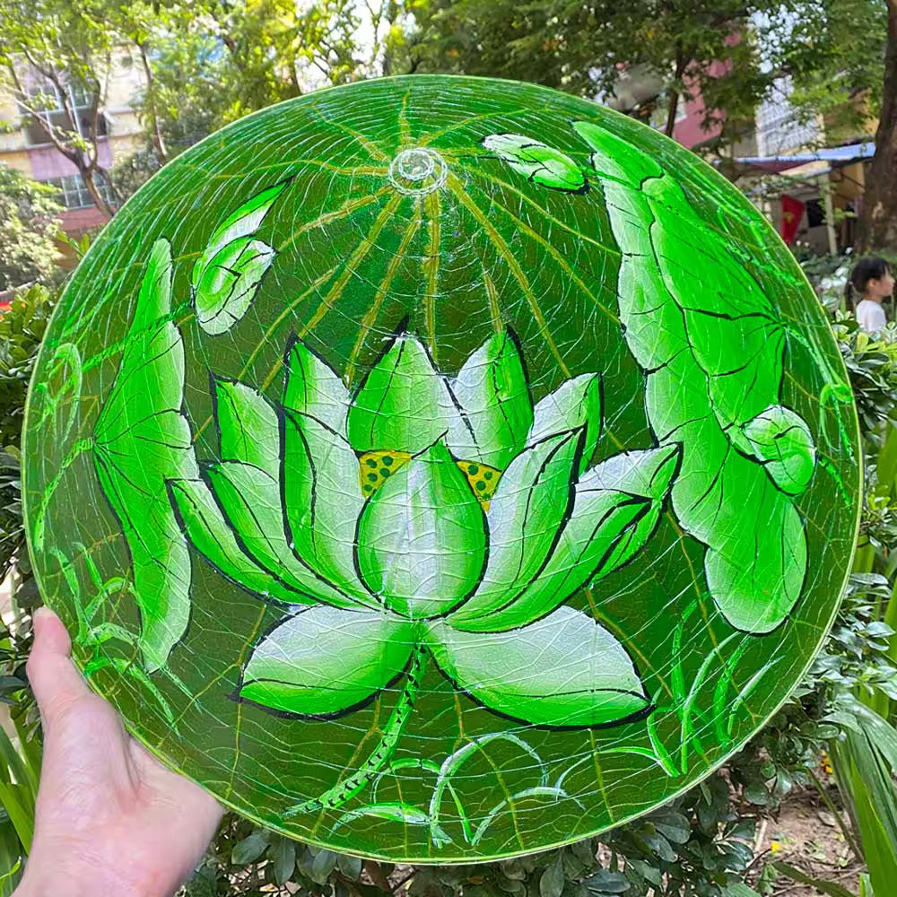 Nón lá Sen Huế họa tiết Sen xanh