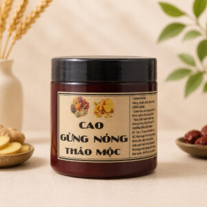 Cao gừng nóng thảo mộc